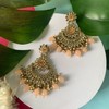 I Jewels 18K Gold Plated Traditional Meenakari Kundan & Stone