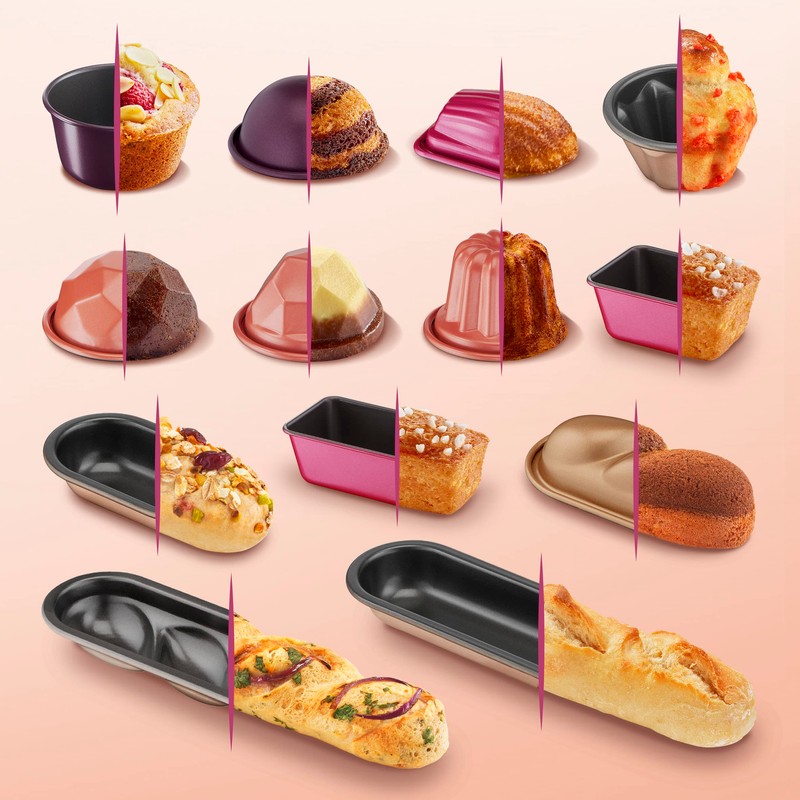 Tefal Creabake Set of 3 Cookie Cutters for Creabake, 2.9