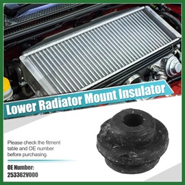 Motoforti 2pcs Lower Rubber Cushion Bushing Radiator Mount Insulator for Hyundai Accent 2012-2017 for Hyundai Elantra 2011-2016 Long-lasting