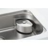 Yoshikawa SJ2430 Triangle Corner with Lid, Punching, Stainless Steel, Silver,
