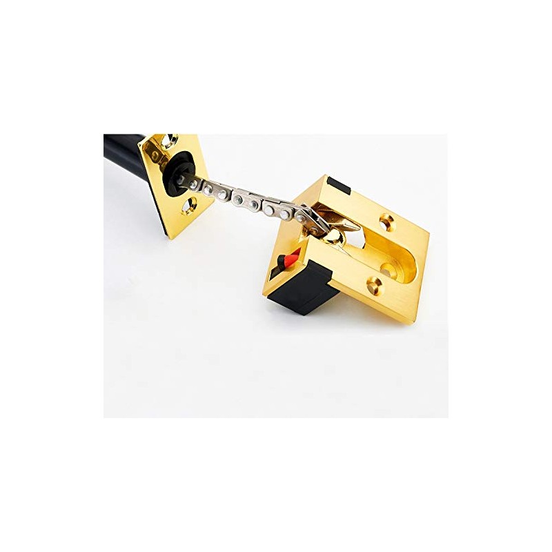 TOGU Thicken Security Concealed Door Chain Guard Heavy Duty Latch