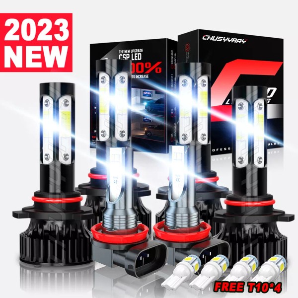 CHUSYYRAY For 2013-2015 Toyota RAV4 Combo LED Headlight Hi/Low +