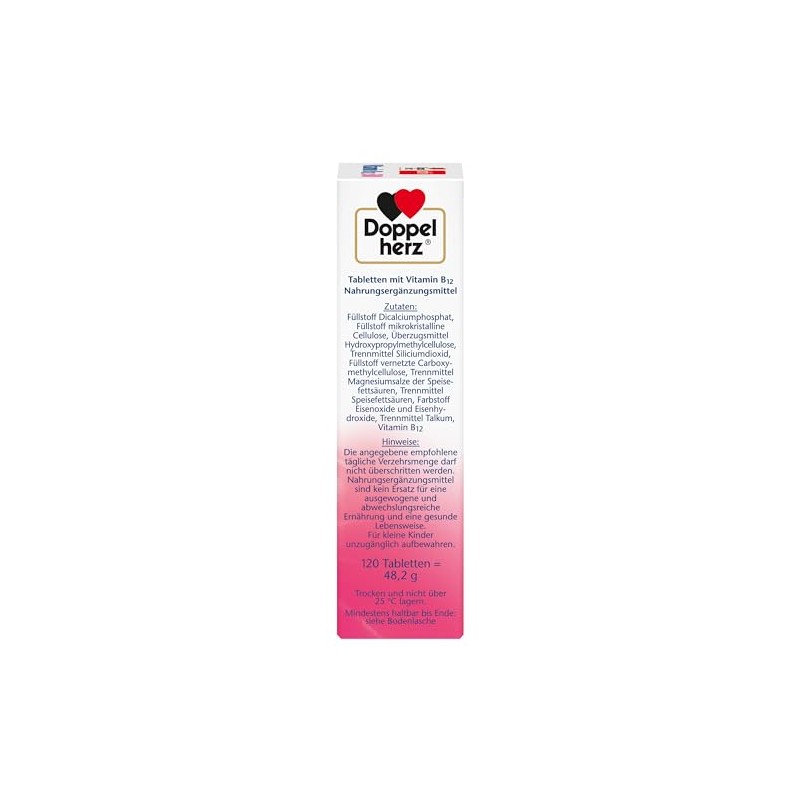 Doppelherz Vitamin B12 500 | High dose with 500 μg