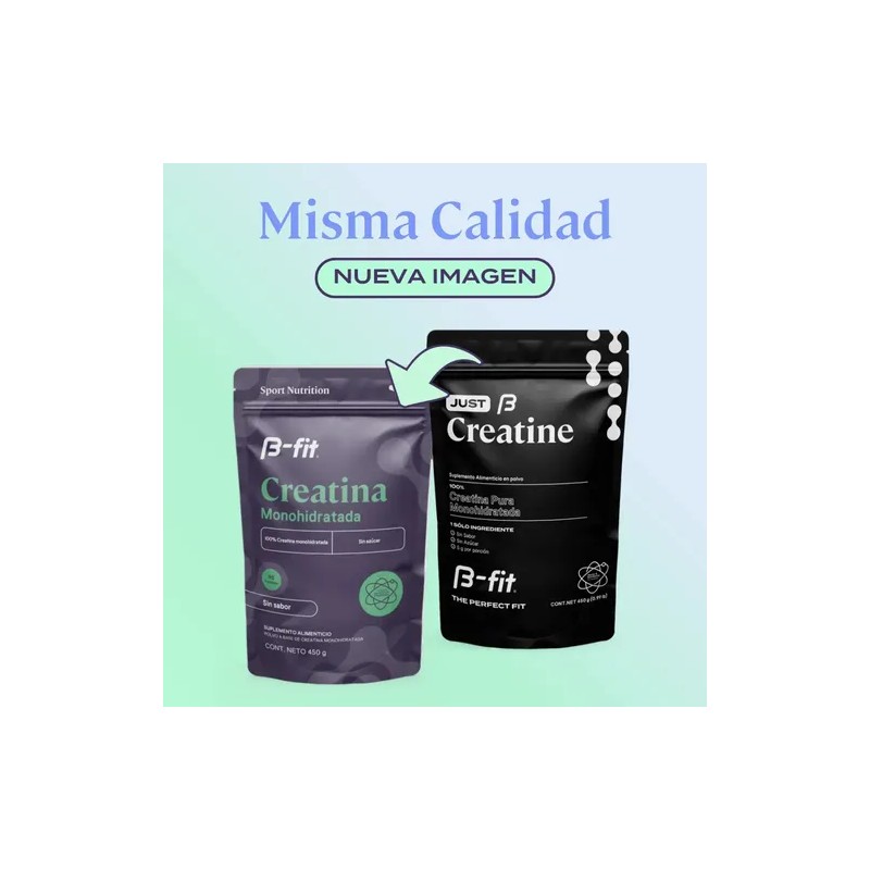 B-FIT B Just Creatine - Creatina Monohidratada Pura en Polvo