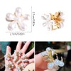 20 Pcs Mini Pearl Hair Claw Clip, BetterJonny Pearl Hair