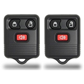 KeylessCanada © New Replacement Keyless Entry 3 Button Remote Car Key Fob for Explorer F150 Escape Edge Ranger Fusion etc. with DIY Programming (2 Pack)
