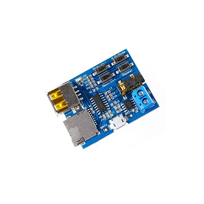 MakerMind MP3 Audio Module SD Card USB Decoder Amplifier Player