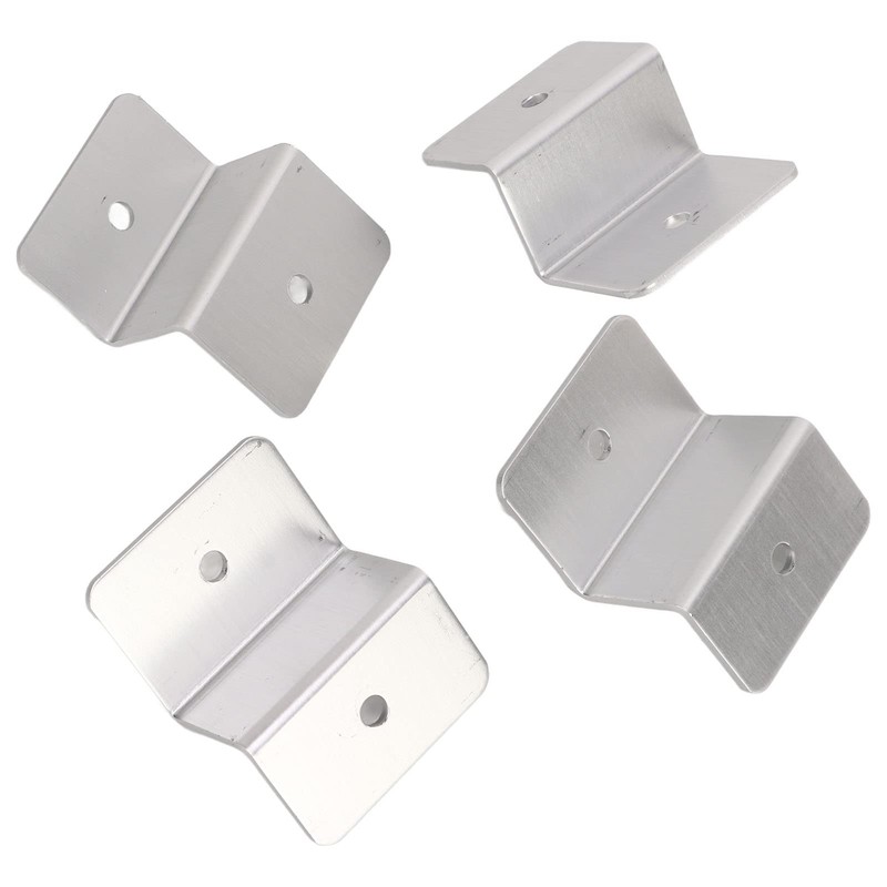 4 Sets Solar Panel Z Bracket Aluminium Alloy Installation Accessory
