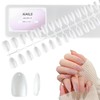 Nail Tips, Ultra Thin, Natural Fit, Clear [Set of 300],