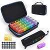 Monthly Pill Organizer 2 Times a Day, 30 Day Pill