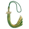 Endea Graduation Mixed Double Color Tassel with Gold Date Drop