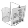 Pen Holder Picture Frame Stainless Steel Large Capacity Multi Purpose