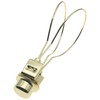 HAJXZH 1 Pcs Clip on Lampshade Adapter Gold Lamp Shade