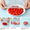 WADY 200 Pcs Food Covers Clear Elastic Food Storage Covers