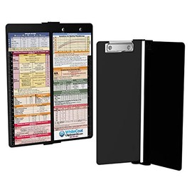 WhiteCoat Clipboard - Vertical - Black - Pediatric Edition