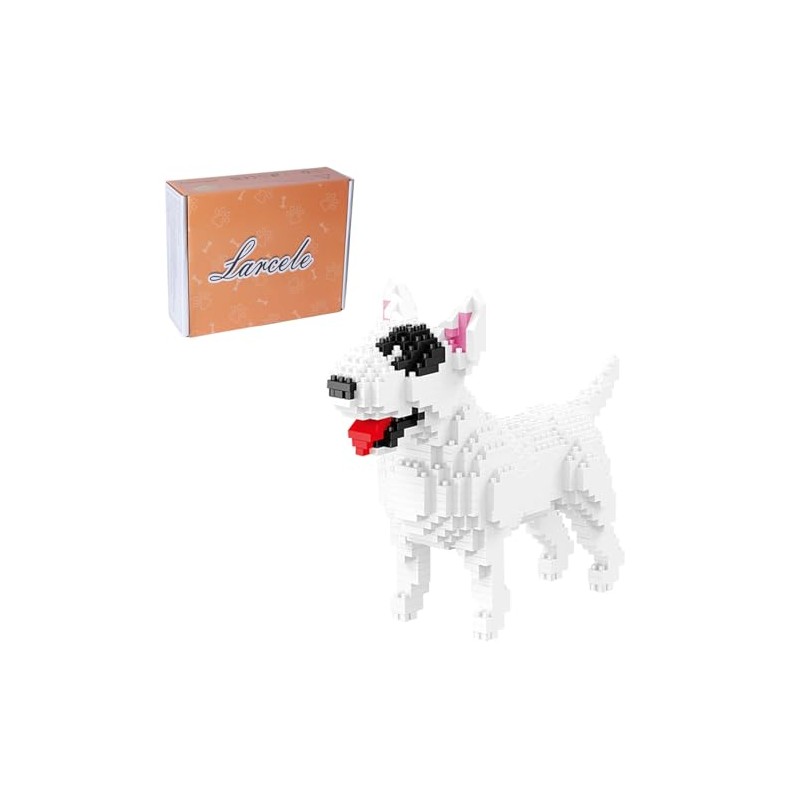 Larcele Mini Building Blocks Animal Set, DIY Micro 3D Building