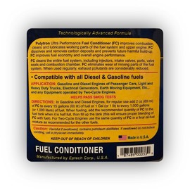 Polytron Gasoline Diesel Fuel Conditioner (GDFC) 12oz (354ml) Bottle - Military Industrial Grade