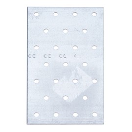 Flat Connecting Joining Plate Galvanised 100x140x2 mm Sleeper Joining Plate Heavy Duty Exploitation Timber Universal Brackets for Wood Fixing Joining Repair Connector ( 2pcs)