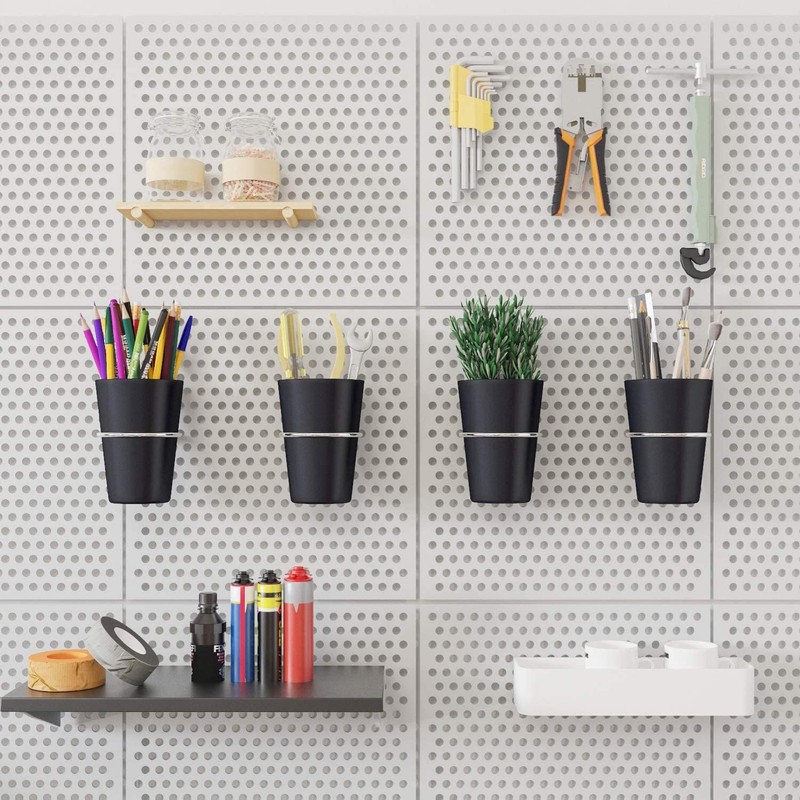 koundeneko 12 Piece Perforated Board Cup Holder with Cup Punching