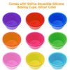 54 Pack Silicone Muffin Cups, Selizo Silicone Cupcake Baking Cups