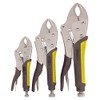 3 Pc Curved Jaw Locking Pliers Set