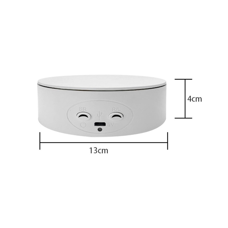 Harilla Rotating Display Stand, Rotating Turntable, Automatic 360 Degree Electric
