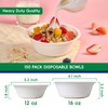 JOLLY CHEF Compostable Disposable Paper Bowl [16 oz] Heavy Duty