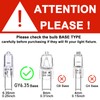 Lacnooe GY6.35 Bulb 50W, 12 Pack Dimmable GY6.35 Light Bulb