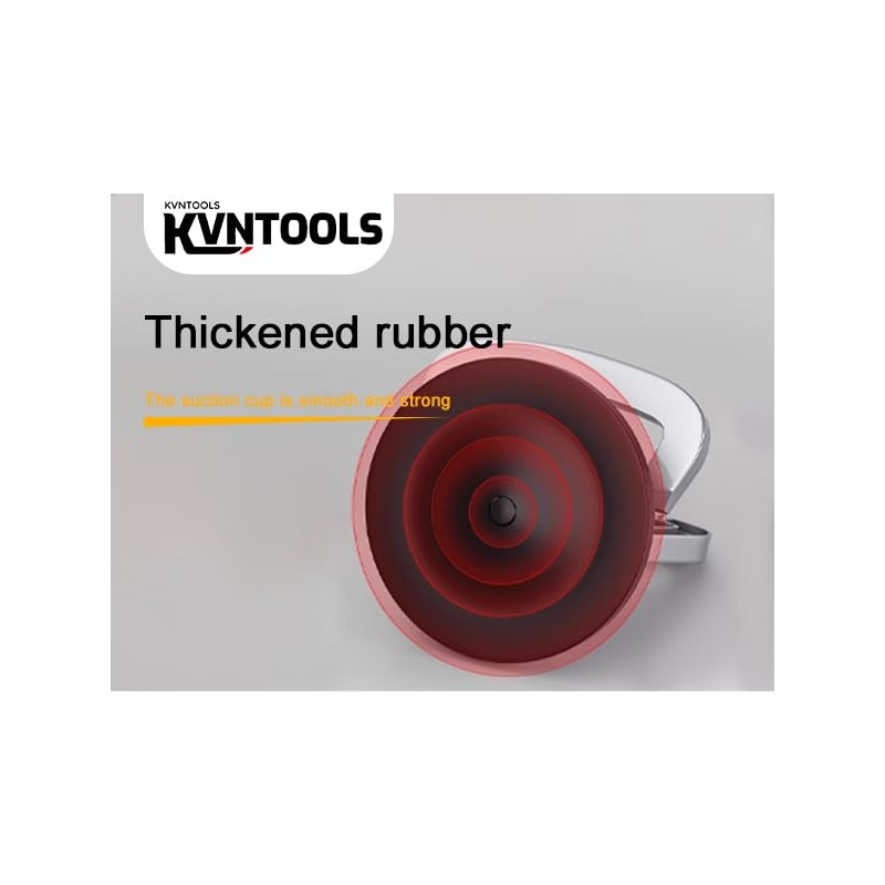 KVNTOOLS 260 lbs Dent Puller Suction Cup,Aluminum Dent Puller/Tile Suction