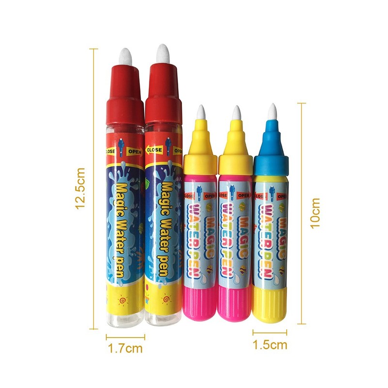 WHOLESGB 5PCS Replacement Water Doodle Painting Pens,Drawing Doodle Magic Pens