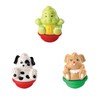 VTech 80-439404 ZoomiZooz Set of 3 Pets, Baby Animals, Multi-Coloured