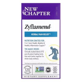 New Chapter Zyflamend Whole Body - 120 Vegetable Capsules Best by 6/2026