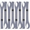 Haccoplanet 8PK Soft Loop Motorcycle Tie-Down Straps, 1.6 x 17inch