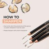 Wunderbrow Micro-Classic Brow Pencil, 2.5mm tip for precision filling, Vegan