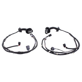 MOTOKU Pair Rear Door Jumper Wiring Harness for Ford F-150 2009-2014 Rear Left Driver and Right Passenger Side Wire Assembly