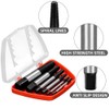 6 Pcs Screw Extractor Set, Damaged Screw Extractor Set, Easy