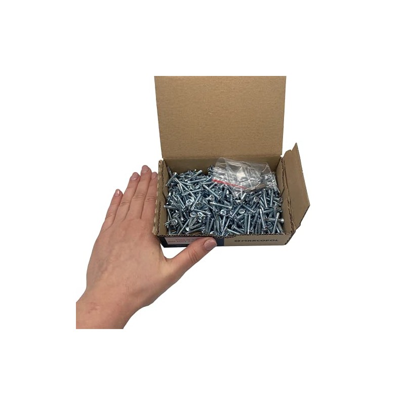 Pack of 400 DIN 7504 P Galvanised Steel 3.9 x