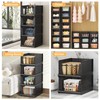 MSHOMELY Folding Closet Organizer and Storage for Shelves, 5 Pack