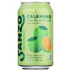 Sanzo Sparkling Water, Calamansi, Made with Real Fruit, No Added