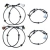 MOCA 4Pcs Front & Rear ABS Wheel Speed Sensors Compatible