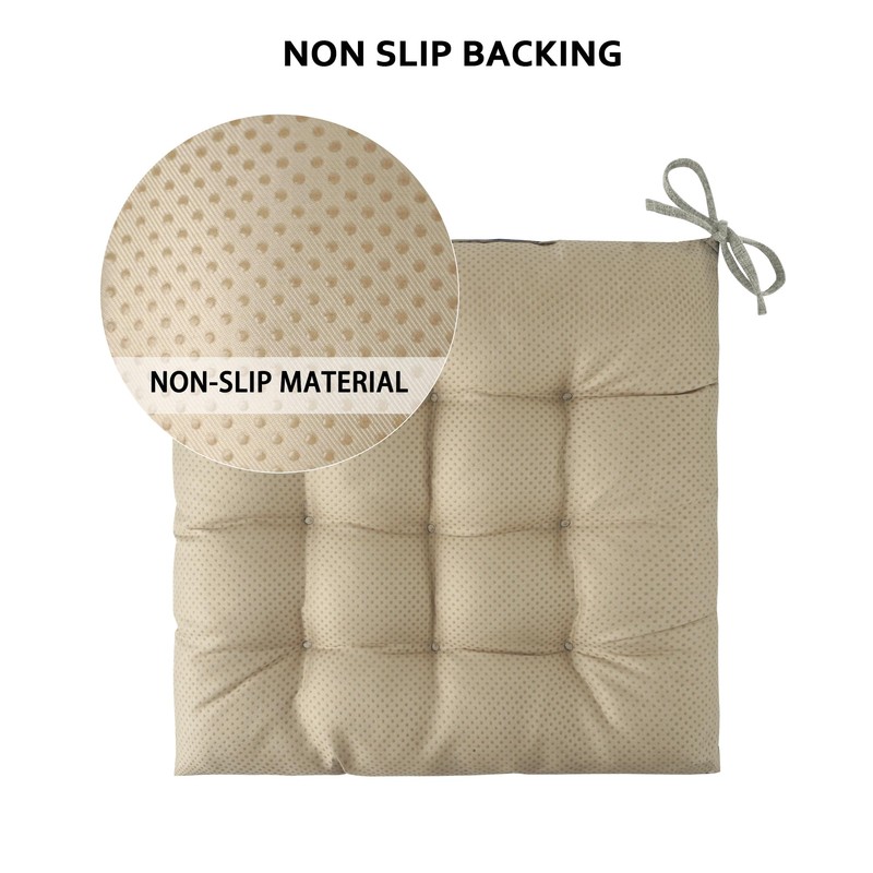 ELFJOY Chair Cushions for Dining Chairs Set of 4 Kitchen