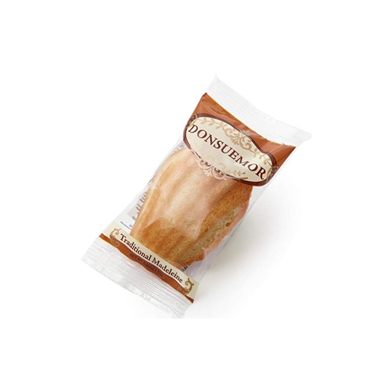 Donsuemor Traditional Madeleines, 50 pieces, Individually wrapped