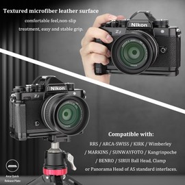 Haoge Camera Holder Hand Grip for Nikon ZF zf Camera L-Shape Grip fit Arca Swiss Kirk RRS Quick Release Plate Bracket HG-ZFB