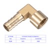M METERXITY Brass Hose Barb Screw Connection - 90° Angle