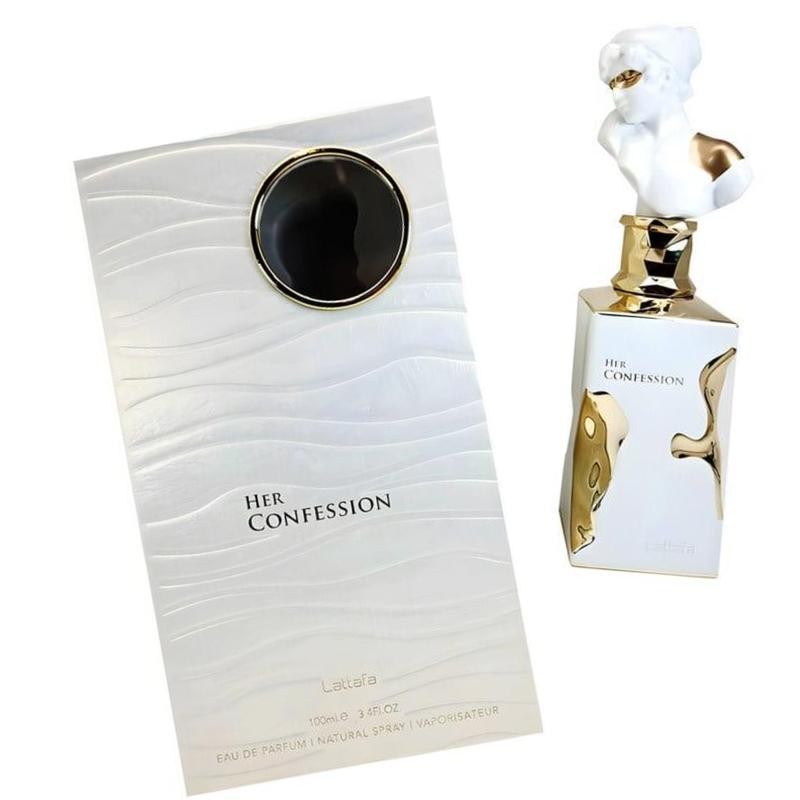 Lattafa Her Confession for Women Eau de Parfum Spray, 3.4
