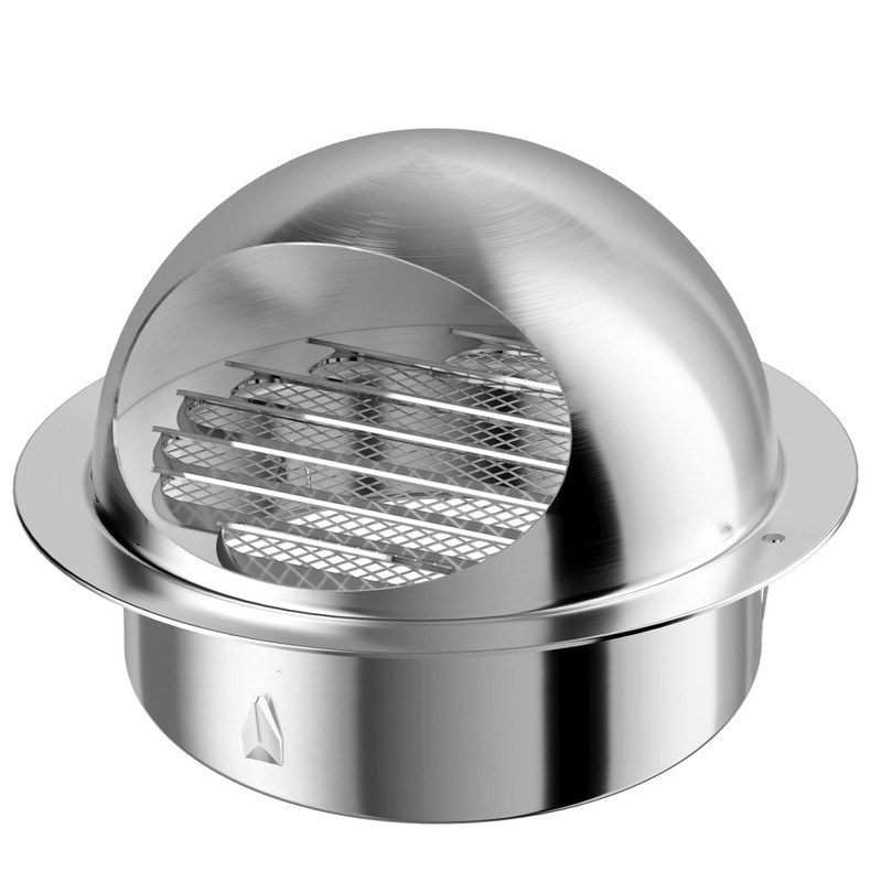 6 Inch Wall Vent Cover, HG Power Exhaust Vent with
