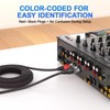 Birvemce 2 Pack Premium 25FT XLR Cables, XLR Microphone Cable,