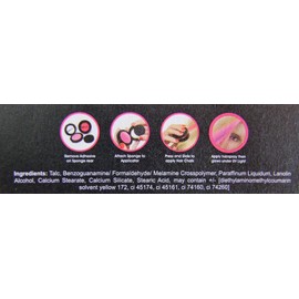 UV neon hair chalk for temporary hair colouring - great accessory for carnival or theme party in practical tin with sponge