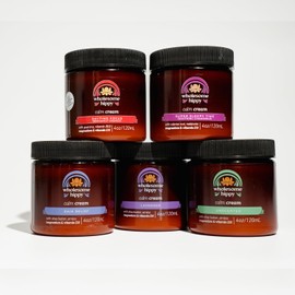 WHOLESOME HIPPY Magnesium Calm Cream – All Natural Body Butter with Magnesium, Vitamin D3, Arnica & Turmeric – Soothing Moisturizer for Skin Wellness & Relaxation – 4oz