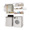 VEVOR Over The Washer and Dryer Storage Shelf, 6 Tier